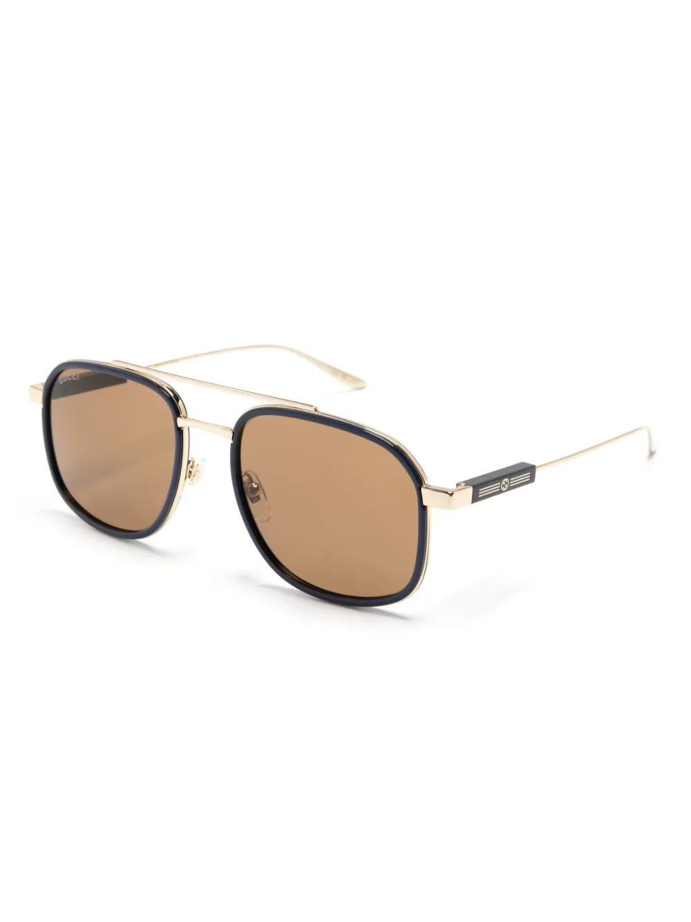 Gucci Eyewear Zonnebril met piloten montuur - Goud