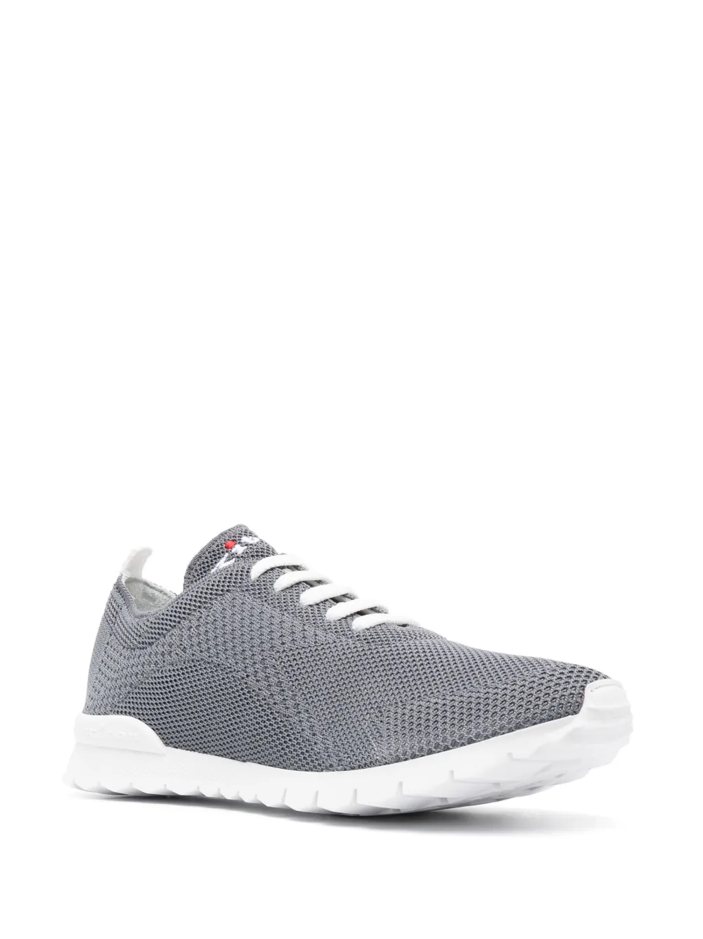 Kiton knitted upper low-top sneakers - Grijs