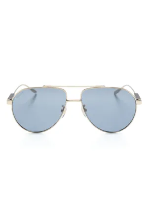 Prada Eyewear ダブルブリッジ サングラス | シルバートーン | FARFETCH JP