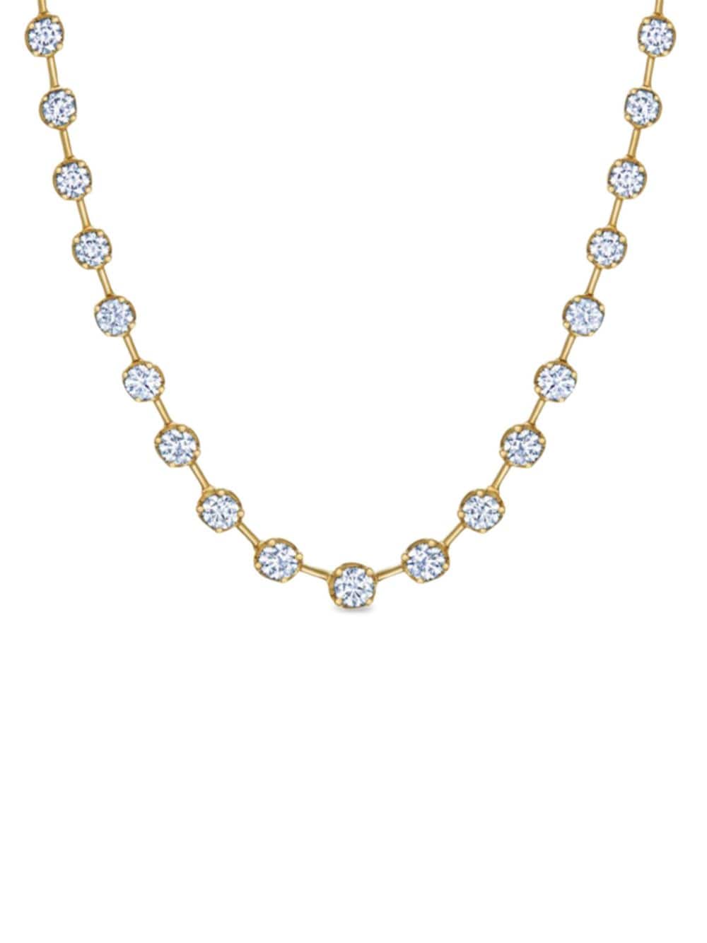 KWIAT 18kt yellow gold Starry Night Partway diamond necklace - Goud