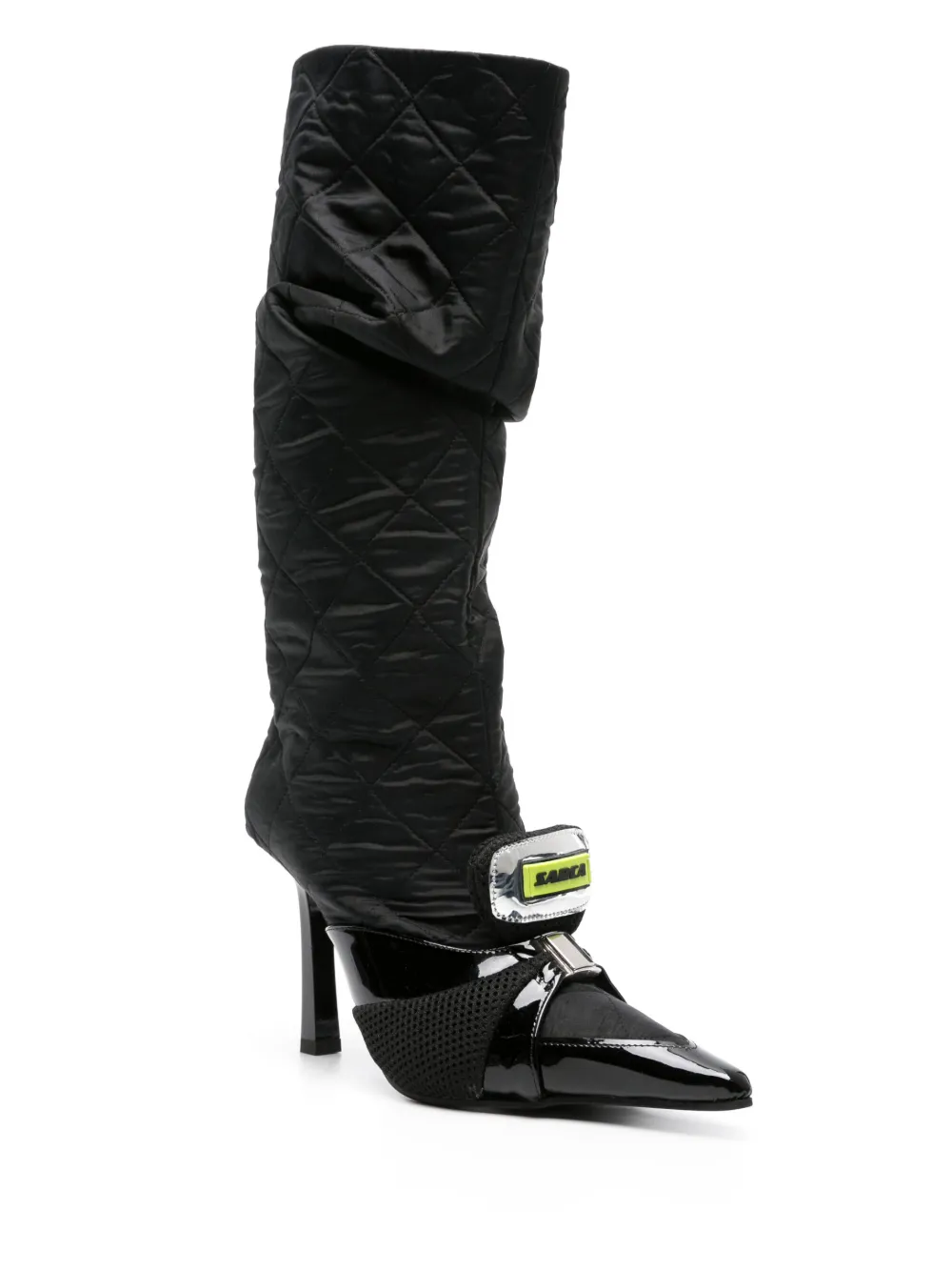 Ancuta Sarca Tarantula 100mm knee-high boots - Zwart