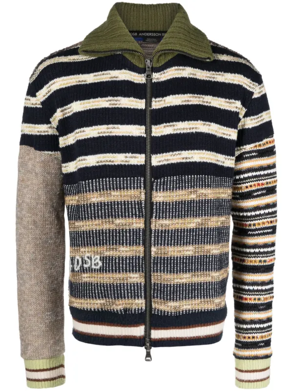 Andersson Bell Blifden Patterned intarsia-knit Cardigan - Farfetch