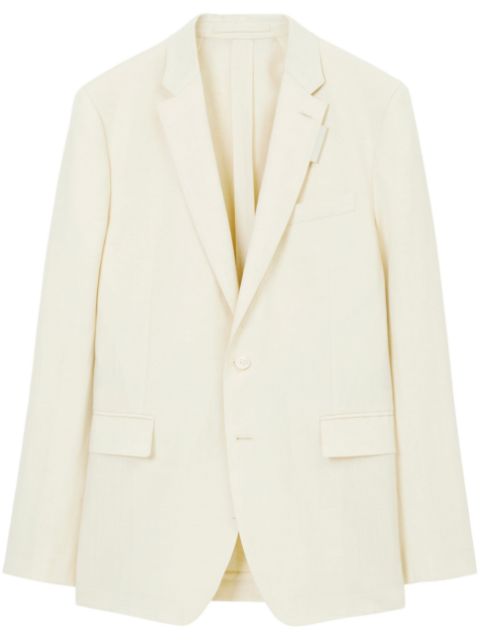 Burberry - classic-lapels single-breasted blazer