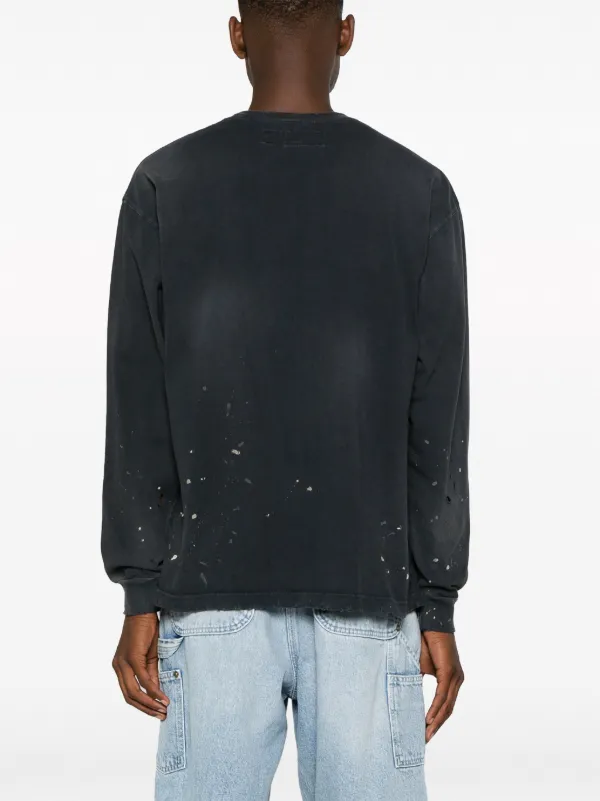 Neighborhood Damage Distressed Sweatshirt - Farfetch