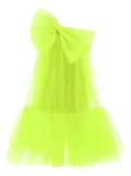 Tulleen Maggi oversize-bow tulle dress - Green