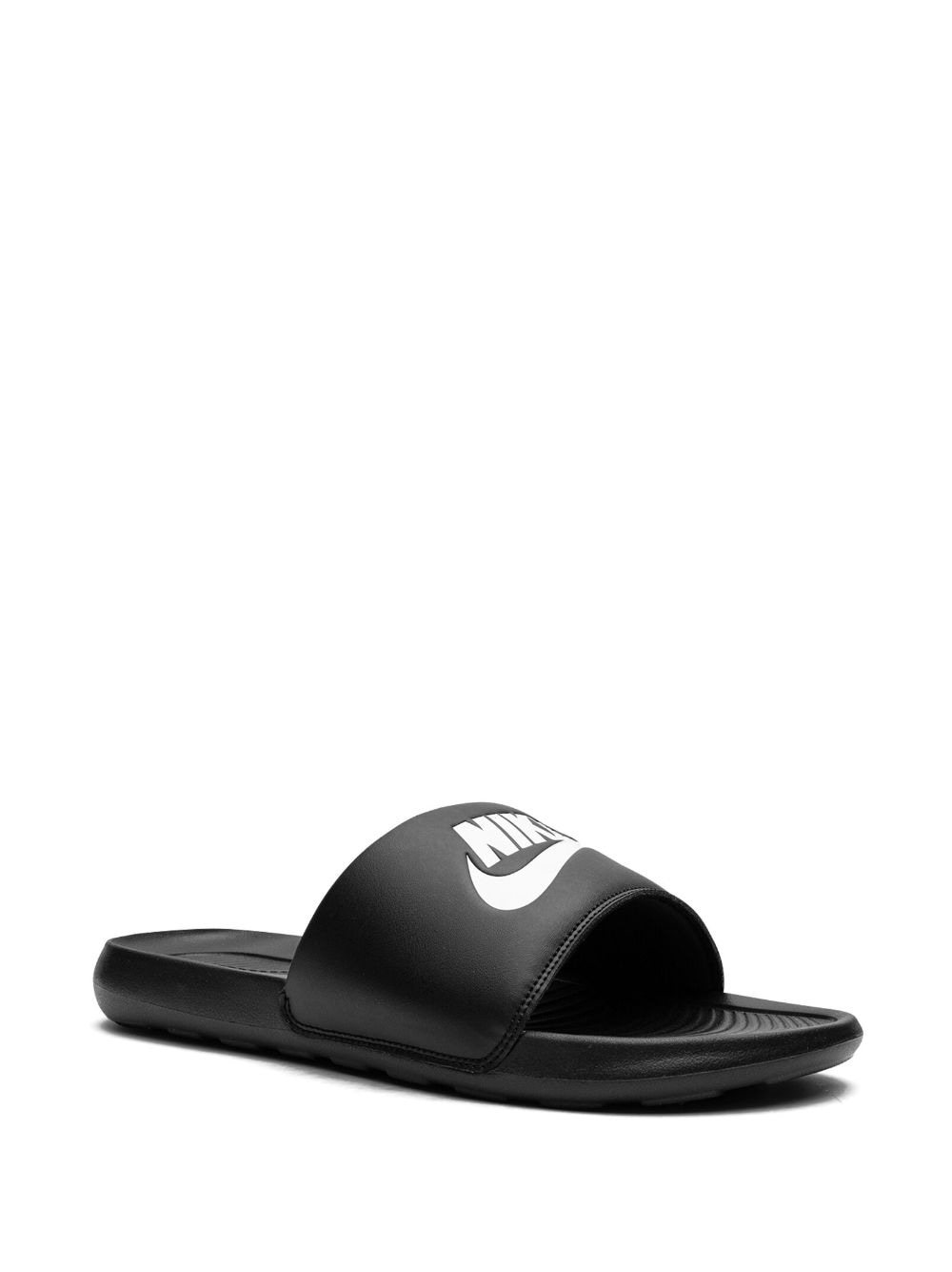 Shop Nike Victori One Slides In Schwarz