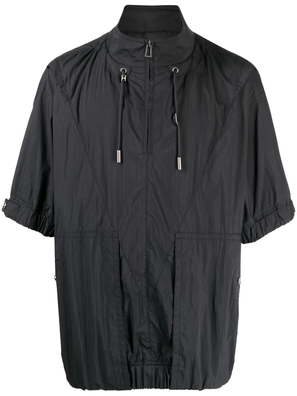 SONGZIO short-sleeved drawstring lightweight jacket | Black | Image 1