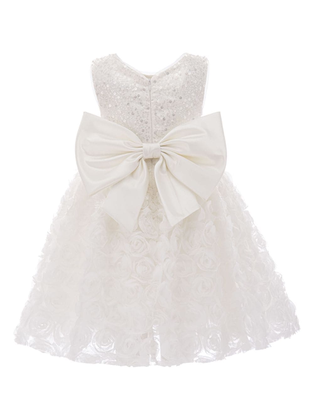 Shop Tulleen Kreisler Embellished Sleeveless Dress In White