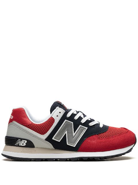 hype New Balance 574 Pebbled Sport "Team Red" sneakers 