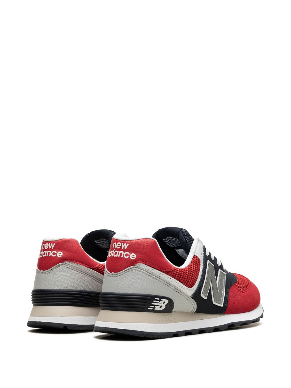 New Balance 574 Pebbled Sport "Team Red" sneakers