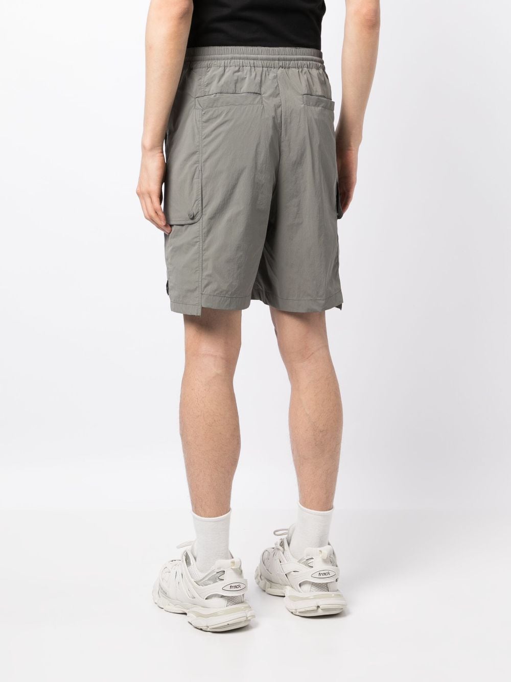 Shop Zzero By Songzio Panther Drawstring Track Shorts In Green