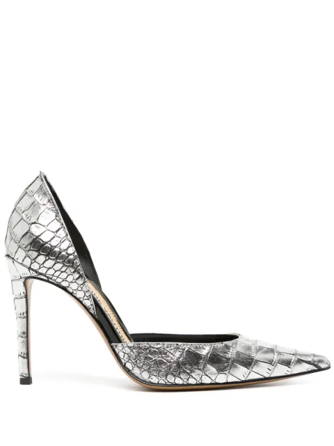 Alexandre Vauthier zapatillas con efecto de piel de cocodrilo y tacón de 90mm