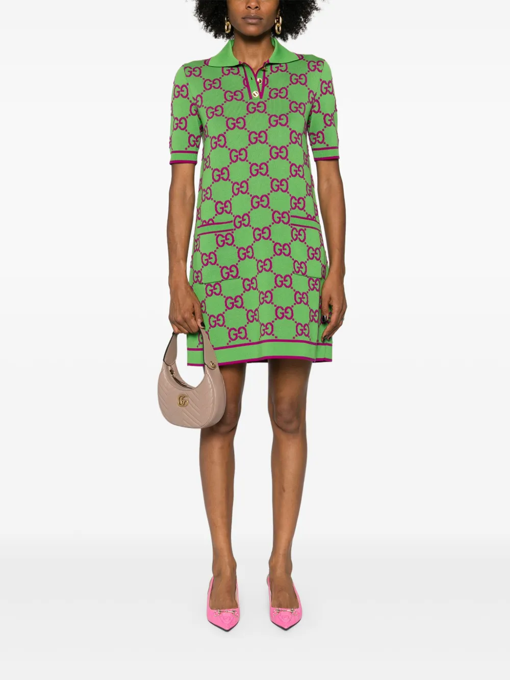 Gucci GG-jacquard Mini Dress - Farfetch