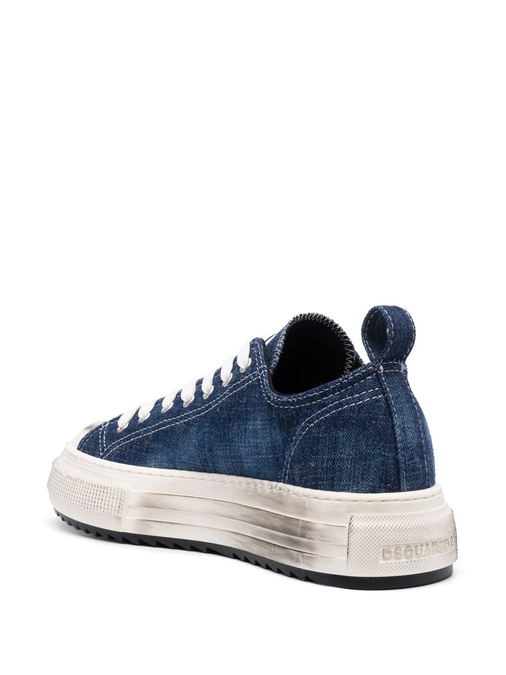 Shop Dsquared2 Berlin Low-top Sneakers In Blue