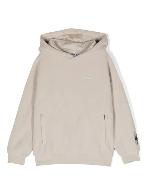 adidas Kids - patch-detail terry hoodie