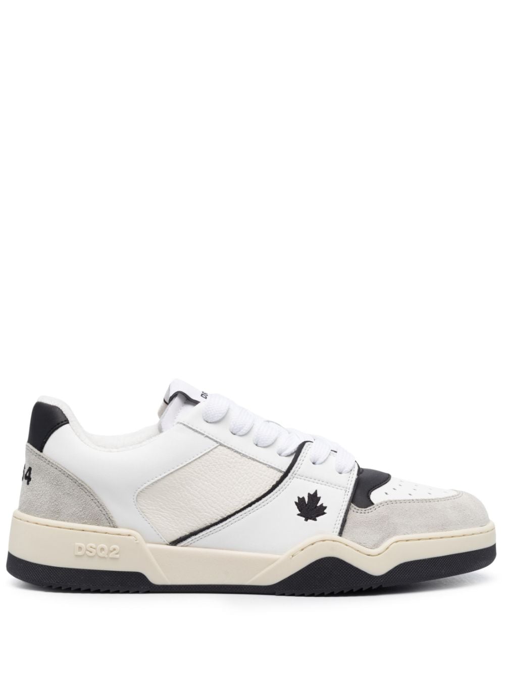 Shop Dsquared2 Spiker Low-top Sneakers In White