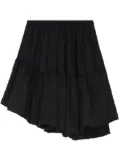 Cecilie Bahnsen Sarina asymmetric voluminous tiered skirt - Black
