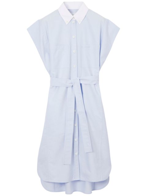 Burberry belted cotton shirt dress Women