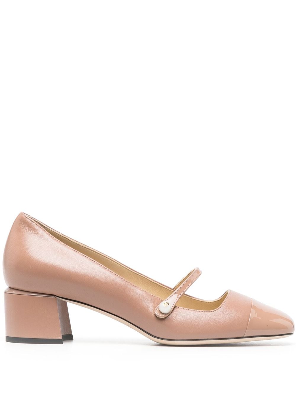 Jimmy Choo Elisa 45mm Pumps In Biscuit Biscuit