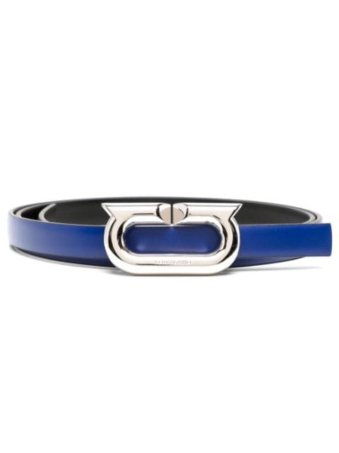 Ferragamo buckle-fastening leather belt