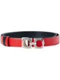 Ferragamo Gancini adjustable reversible belt - Red