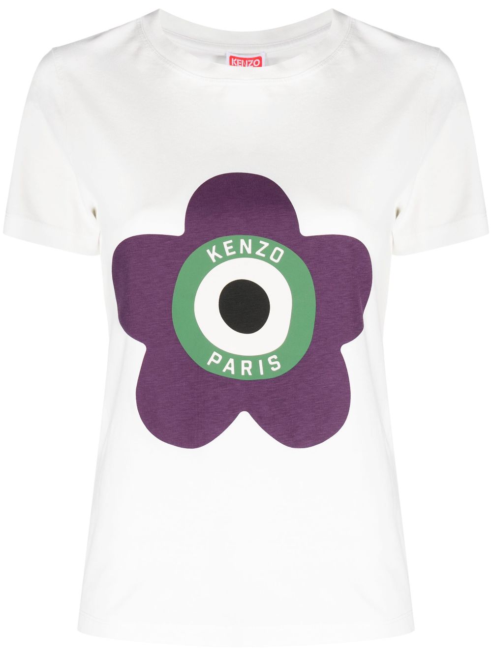 Kenzo Boke Flower logo-print T-shirt - White