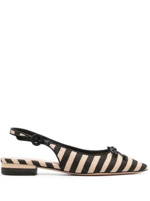 Kate Spade Veronica striped slingback pumps