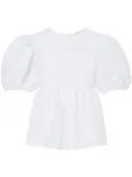 Cecilie Bahnsen Summer puff-sleeve blouse - White