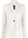 Kiton check-pattern single-breasted blazer - Neutrals