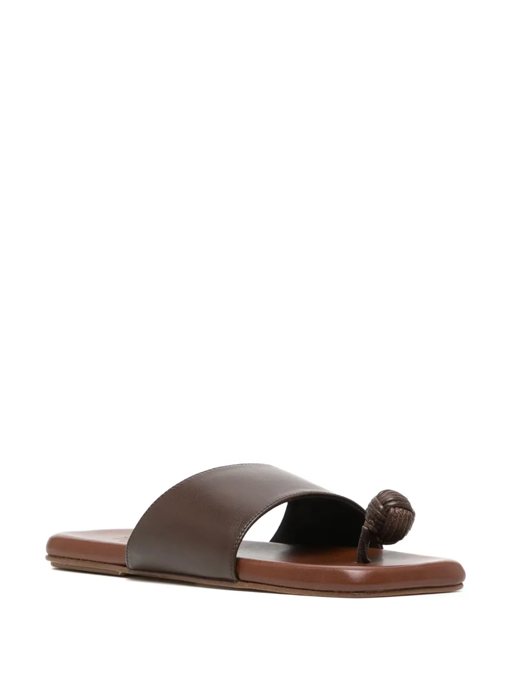 Hereu Loteta leren sandalen - Bruin