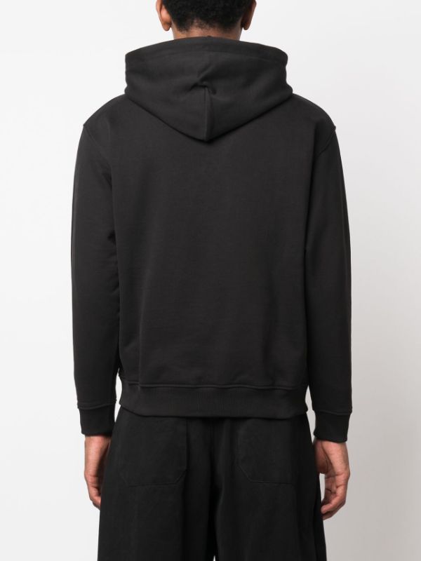 Kenzo logo-embroidery zip-up Hoodie - Farfetch