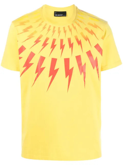 Neil Barrett playera con estampado gráfico