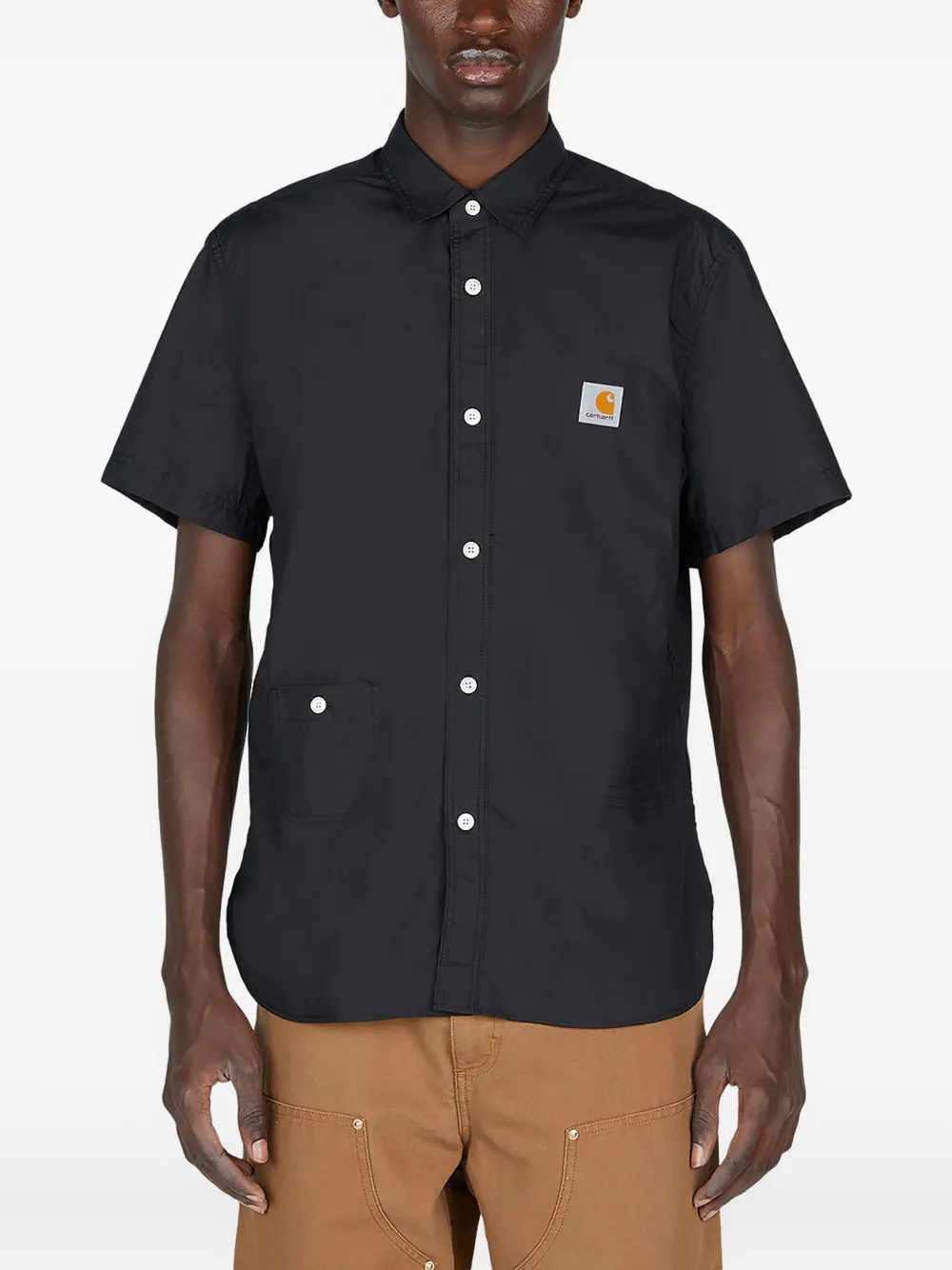 Junya Watanabe MAN x carhartt short-sleeve pocket shirt Zwart