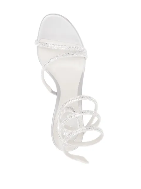 René Caovilla Margot 80mm crystal-embellished sandals C1133980R001V232 - 3