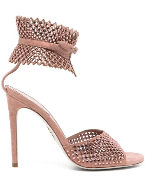 René Caovilla 110mm crystal-embellished sandals C11897105C001V903 - 0