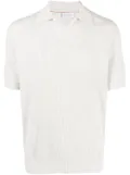 Brunello Cucinelli ribbed-knit T-shirt - Grey