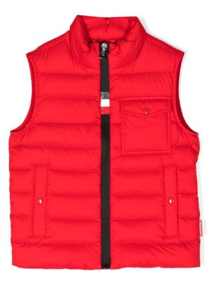 Mens red cheap moncler gilet