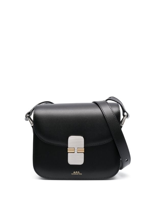 A.P.C Small Grace Crossbody Bag - Black