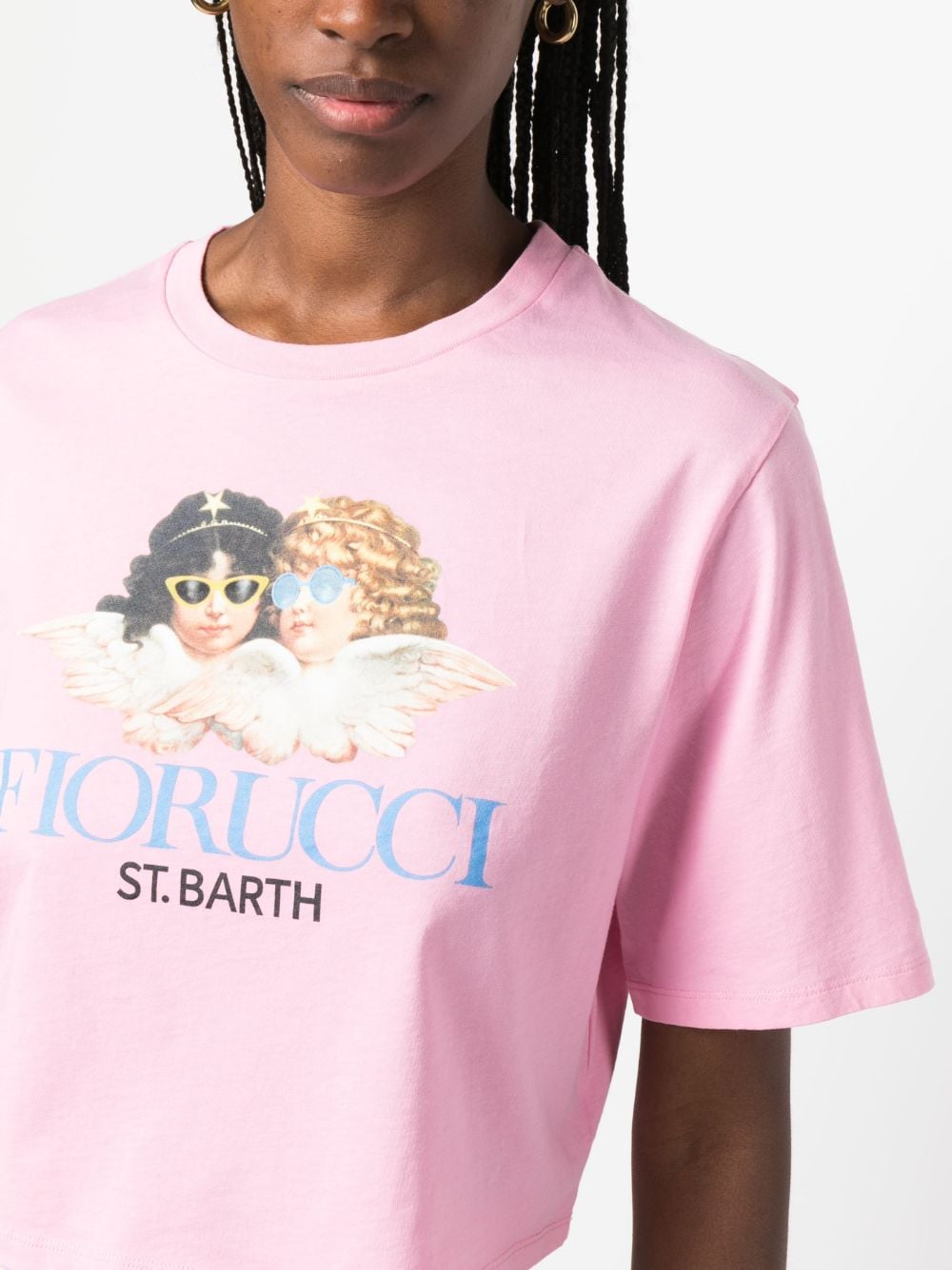 MC2 Saint Barth Fiorucci logo-print T-shirt - Farfetch