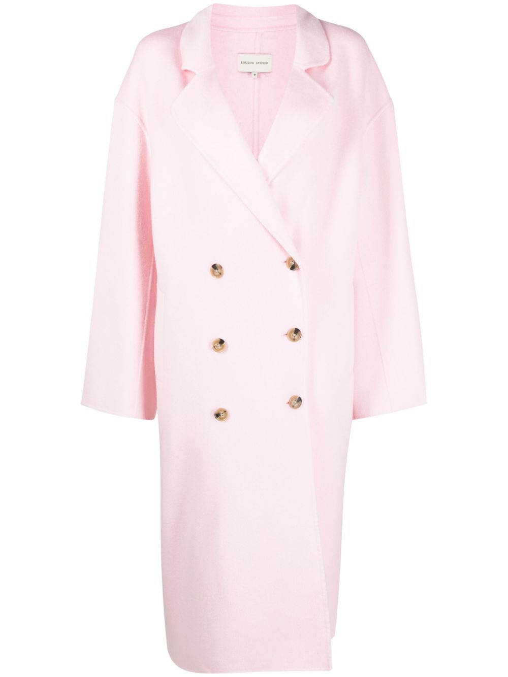 Loulou notched-lapel double-breasted coat