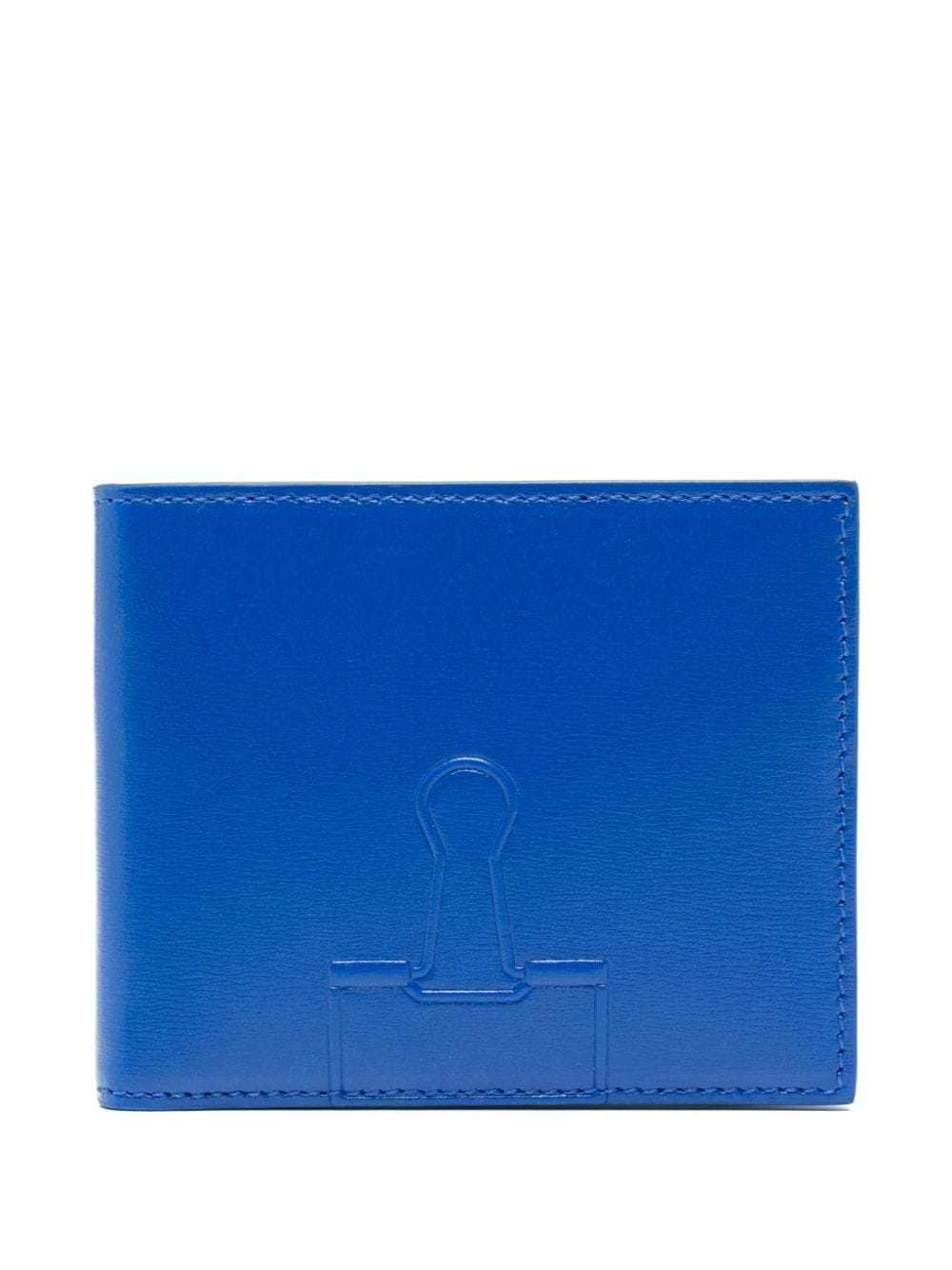 Off-White Binder Outline bi-fold wallet - Blu