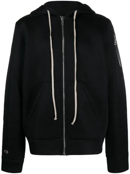 Veste en résille à logo brodé - Rick Owens X Champion - Modalova