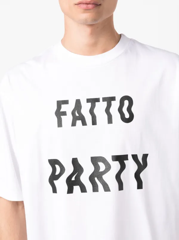 DSQUARED2 text-print Cotton T-shirt | White | FARFETCH JO