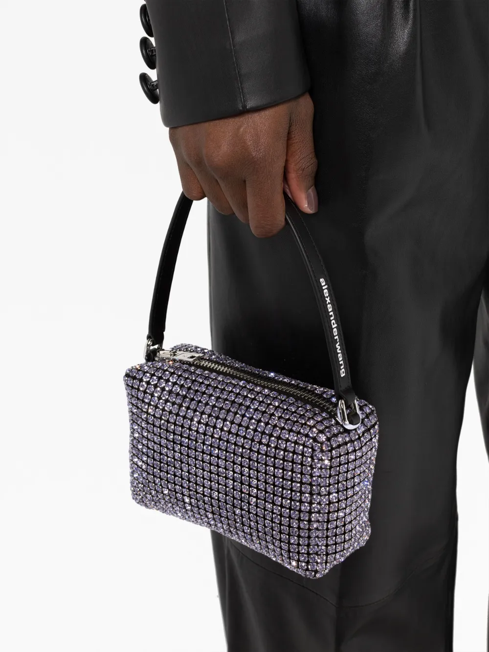 Alexander wang crystal discount clutch