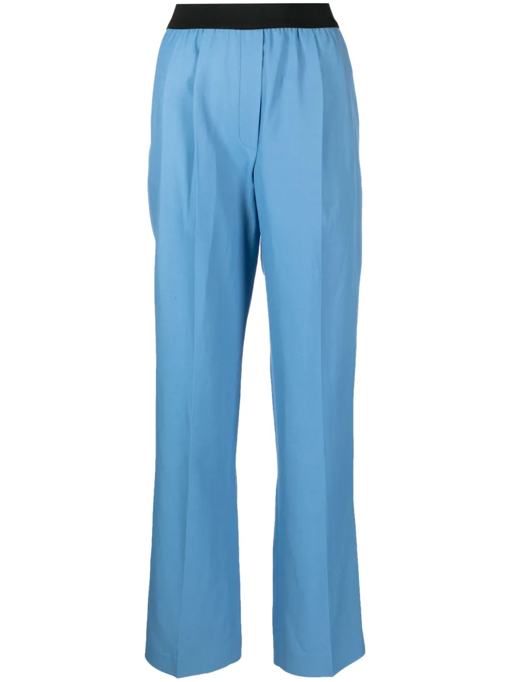 Loulou high-waisted straight-leg trousers