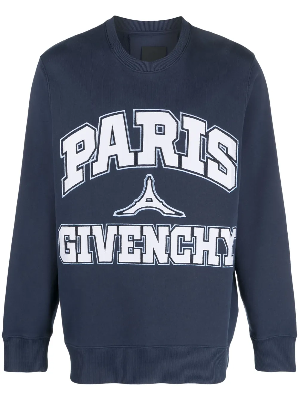 Givenchy Sweater met logoprint Blauw