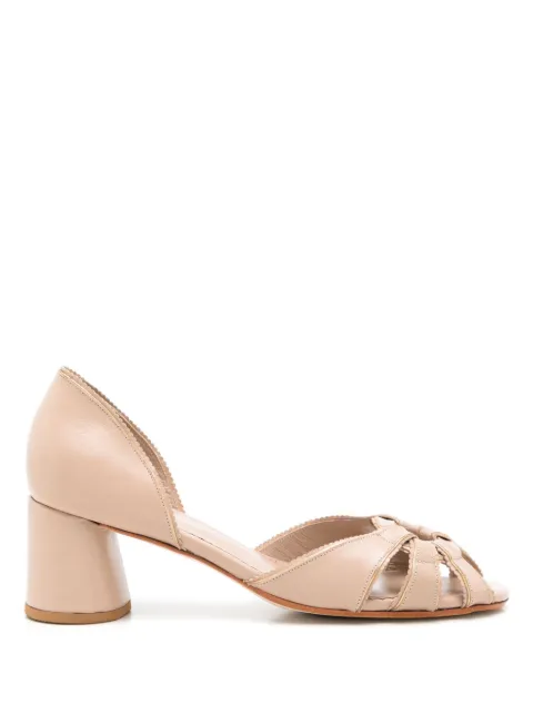 Sarah Chofakian Carrie 45mm peep-toe pumps