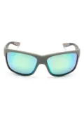 Maui Jim rectangle-frame mirrored sunglasses - Grey