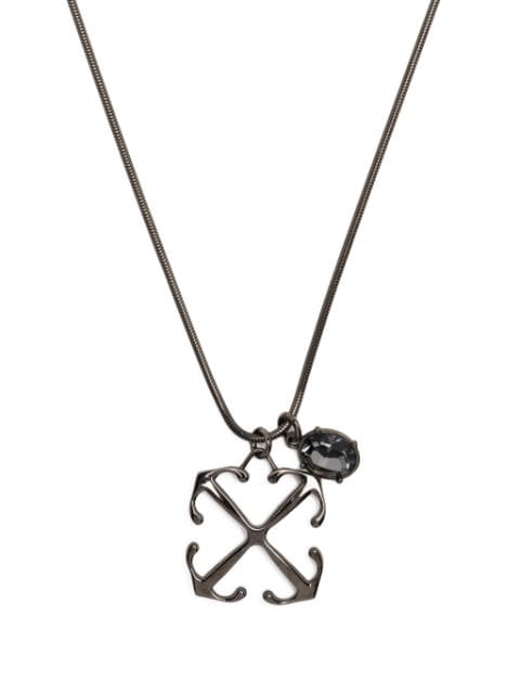 Off-White Arrows-motif chain necklace