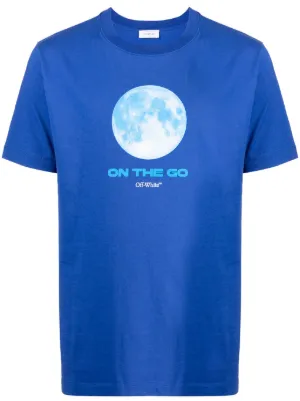 Off White On The Go Moon Cotton T shirt Farfetch